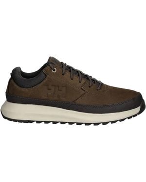 Helly Hansen Beckett Logo-Debossed Paneled Sneakers - Brown