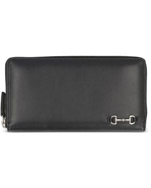 Gucci Zipper Clip Wallet - Black