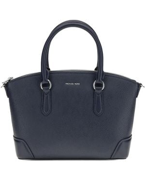 Michael Kors Logo-Appliqué Tote Bag - Blue