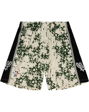 Mitchell & Ness 2013/14 San Antonio Spurs Alternate Swingman Shorts - Green