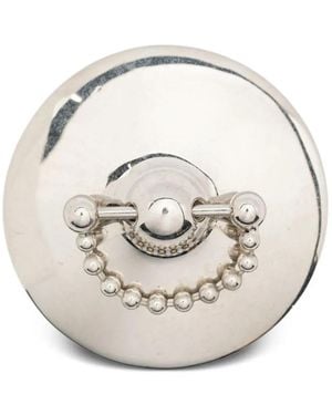 Panconesi Lamina Barbell Brooch - Gray