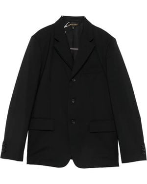 Comme des Garçons Single-Breasted Blazer - Black