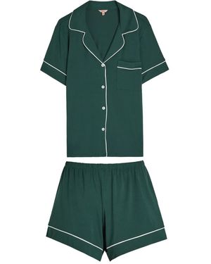 Eberjey Gisele Pyjama Set - Green