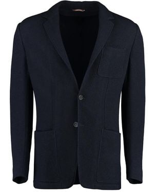 Canali Wool Blazer - Blue