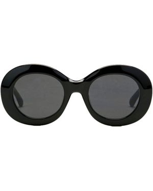 Ami Paris Rounded Ami De Coeur Sunglasses - Black