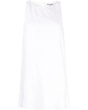 Reformation Jessi Linen Minidress - White