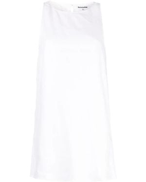 Reformation Jessi Linen Minidress - White