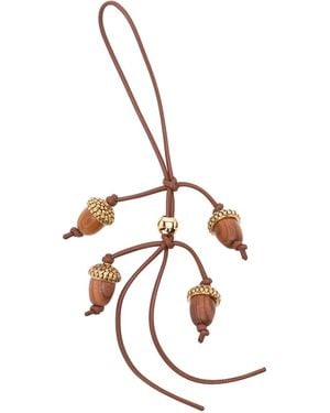 Loewe Acorn Leren Bedel - Metallic