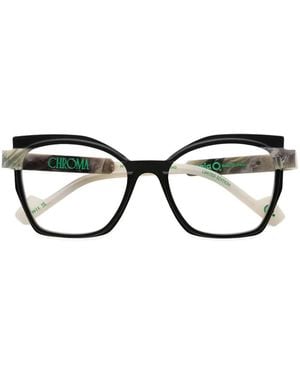 Etnia Barcelona Chroma Geometric-Frame Glasses - Black