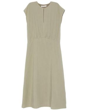 Samsøe & Samsøe Sadaphne Gathered Maxi Dress - Natural