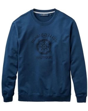 Henri Lloyd Logo-Embroidered Sweatshirt - Blue