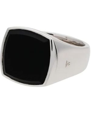 Tom Wood Cushion Ring - Black