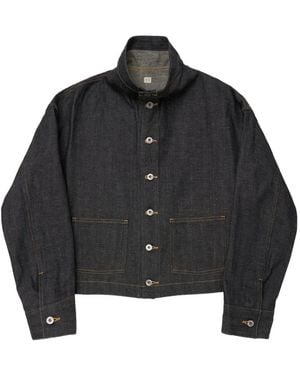 TAIGA TAKAHASHI Oversized Denim Jacket - Black