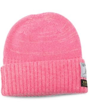 B.B. Wallace Peyton Beanie Aus Geripptem Strick - Pink