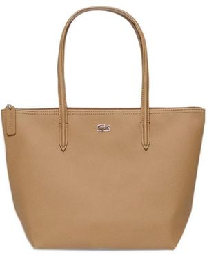 Lacoste Small L.12.12 Concept Tote - White