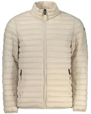 Norway 1963 Quilted High-Neck Zip-Up Jacket - Natural