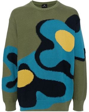 Paul Smith Maglione Bold Florals - Blu