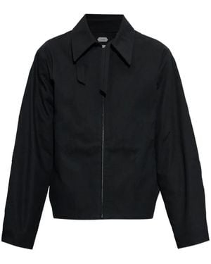 Post Archive Faction PAF Spread-Collar Zip-Up Jacket - Black