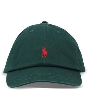 Polo Ralph Lauren Six-Panel Embroidered Ventilation Hat - Green