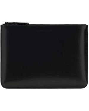 Comme des Garçons Leather Wallet - Black