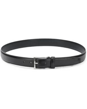 Anderson's Buckle-Fastening Leather Belt - White