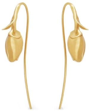 Erdem Bloom Loop Earrings - Metallic