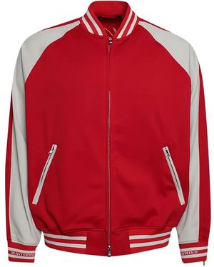 MASTERMIND WORLD Shoulder Line Bomber Jacket - Red