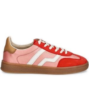 GANT レザースニーカー - レッド