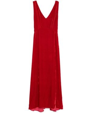P.A.R.O.S.H. Relur Maxi Dress - Red