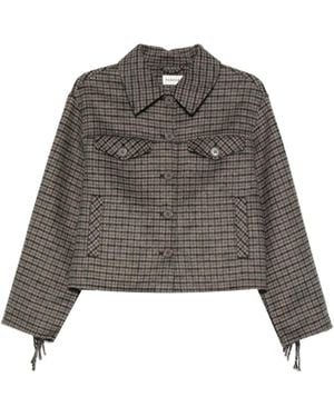 P.A.R.O.S.H. P. A.R. O.S. H. Jacket Double Fantasy - Grey