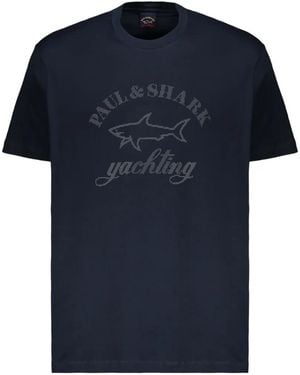 Paul & Shark グラフィック Tシャツ - ブルー