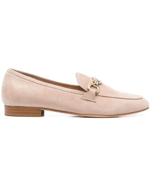 Casadei スエード ローファー - ピンク