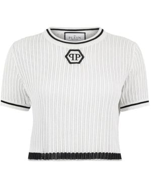 Philipp Plein Logo-Detail T-Shirt - White