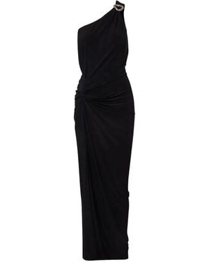 Baobab Canoa One-Shoulder Maxi Dress - Black