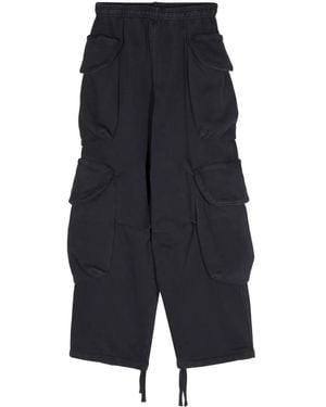 Entire studios Pantalones cargo Heavy Gocar de talle medio - Azul