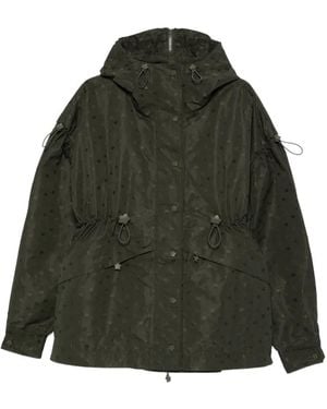 Cecilie Bahnsen Drawstring Floral Jacket - Green