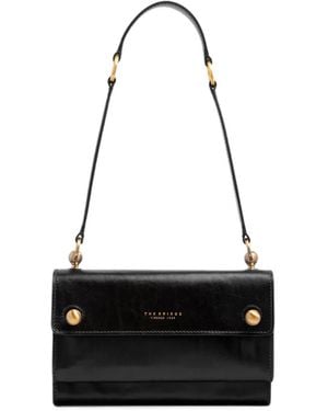 The Bridge Leather Shoulder Bag - White