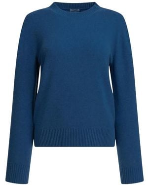 Semler Pullover Mit Geripptem Besatz - Blau