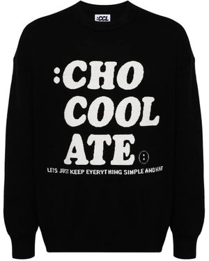 Chocoolate ロゴ プルオーバー - ブラック