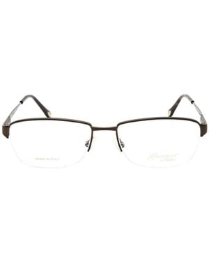 Emozioni Rectangle-Frame Glasses - White