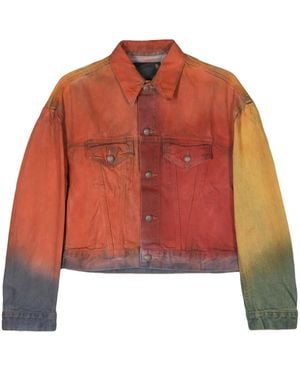 R13 Denim Jackets - Orange