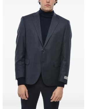 Corneliani Single-Breasted Blazer - Blue