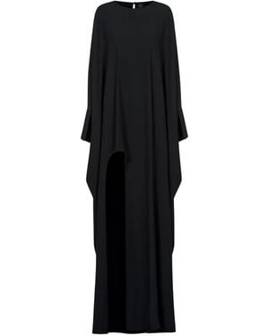 ‎Taller Marmo Namib Asymmetric Kaftan Dress - Black