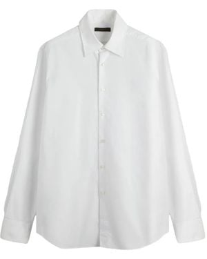 Slowear Camisa Oxford De Corte Regular - Blanco