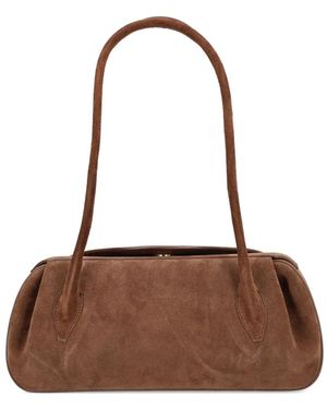 Yuzefi Oyster Shoulder Bag - Brown
