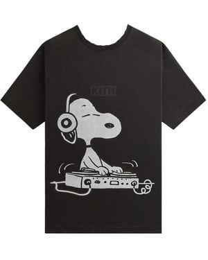 Kith X Peanuts Snoopy T-Shirt - Schwarz