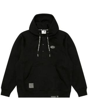 Aape By A Bathing Ape Moonface Logo Hoodie - Black
