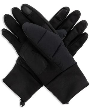 Canada Goose Padded Logo-Trim Gloves - Black