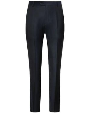 BOGGI Pantalon 130S En Laine - Bleu