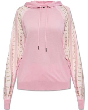 Versace Hoodie Mit Ketten-Print - Pink